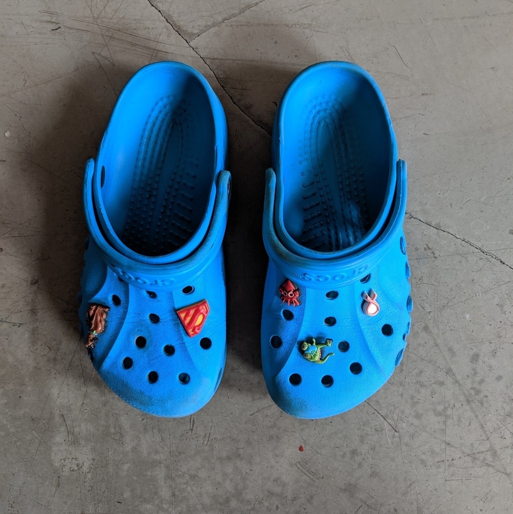Blue Crocs Clogs